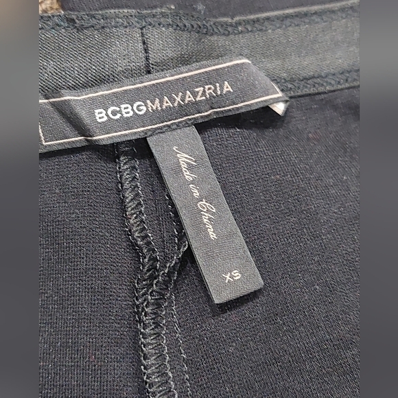 BCBG Max Azria Landyn Vegan Leather Black Leggings Size XS - Picture 8 of 11